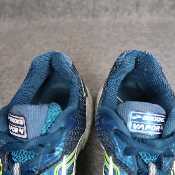 Brooks Shoes Mens 9 Athletic Trainers Vapor 4 Running Sport Active Walking Blue - Picture 14 of 14